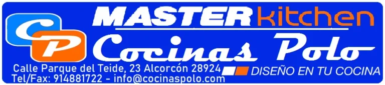 Logo Cocinas Polo Master Cadena con dirección, teléfono y email